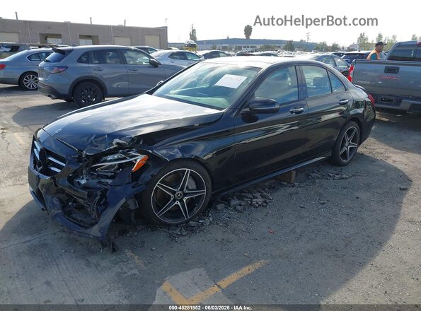 55SWF4JB7JU271798 2018 MERCEDES-BENZ C-CLASS Blue Przód lewy