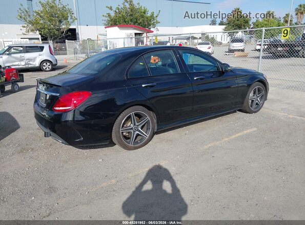 55SWF4JB7JU271798 2018 MERCEDES-BENZ C-CLASS Blue Tył prawy