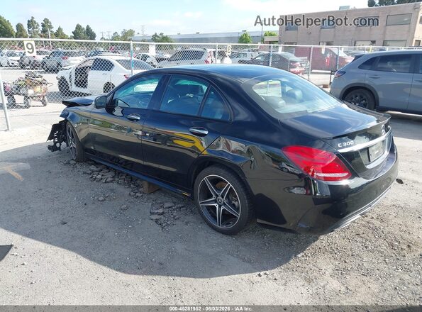 55SWF4JB7JU271798 2018 MERCEDES-BENZ C-CLASS Blue Tył lewy