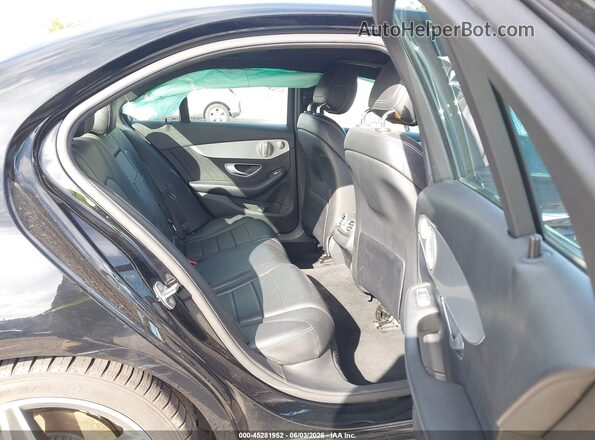 55SWF4JB7JU271798 2018 MERCEDES-BENZ C-CLASS Blue Widok naklejki z numerem VIN