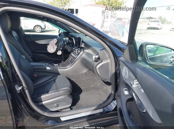 55SWF4JB7JU271798 2018 MERCEDES-BENZ C-CLASS Blue Widok wnętrza z przodu