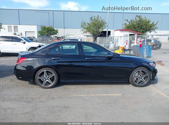 55SWF4JB7JU271798 2018 MERCEDES-BENZ C-CLASS Blue Widok wnętrza 360 stopni