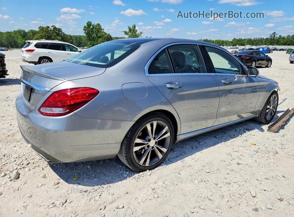 55SWF4JB8GU127086 2016 MERCEDES-BENZ C Gray Trasero derecho