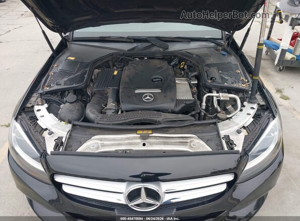 55SWF4JB8GU132711 2016 MERCEDES-BENZ C-CLASS Black Вид ззаду