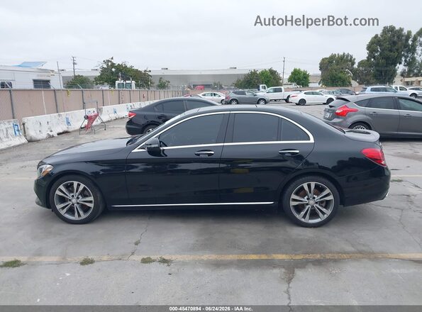 55SWF4JB8GU132711 2016 MERCEDES-BENZ C-CLASS Black Панорамний вид салону 360°