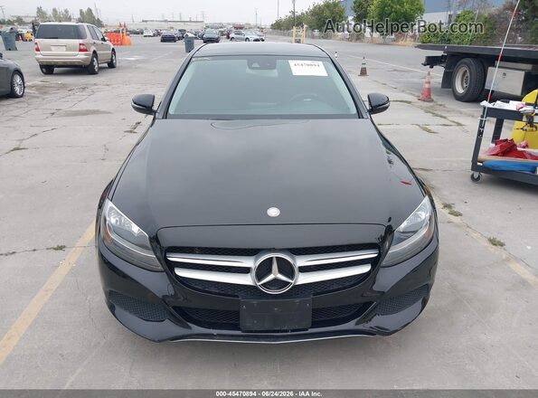 55SWF4JB8GU132711 2016 MERCEDES-BENZ C-CLASS Black Вид щитка приладів