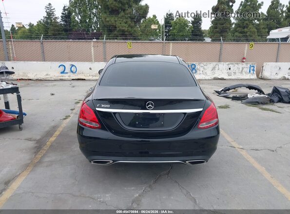 55SWF4JB8GU132711 2016 MERCEDES-BENZ C-CLASS Black 