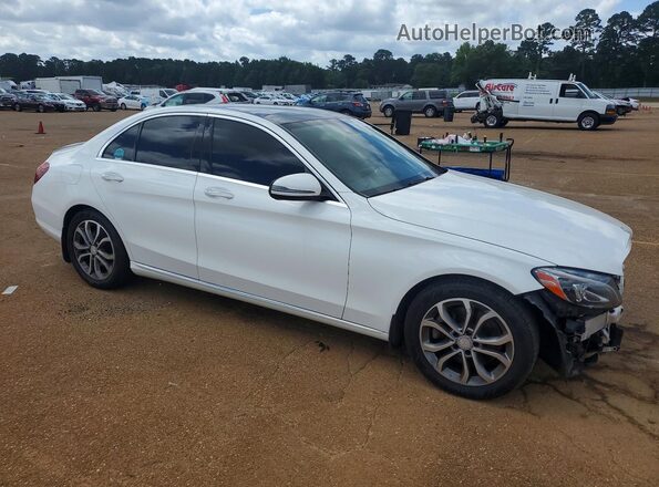 55SWF4JB8GU140808 2016 MERCEDES-BENZ C White Передня права чверть