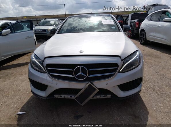55SWF4JB8GU173288 2016 MERCEDES-BENZ C-CLASS Silver Вид щитка приладів
