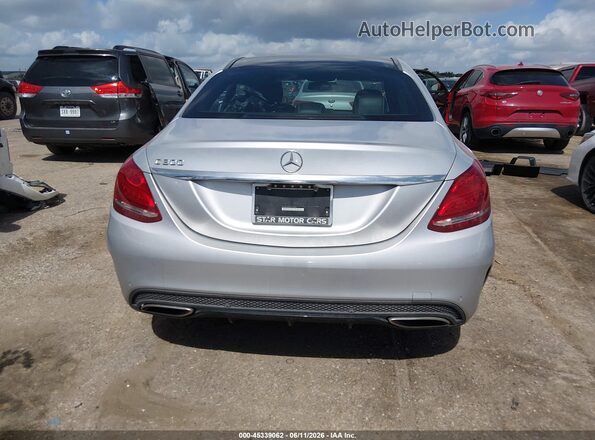 55SWF4JB8GU173288 2016 MERCEDES-BENZ C-CLASS Silver 