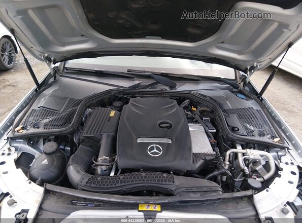 55SWF4JB8GU173288 2016 MERCEDES-BENZ C-CLASS Silver Вид ззаду