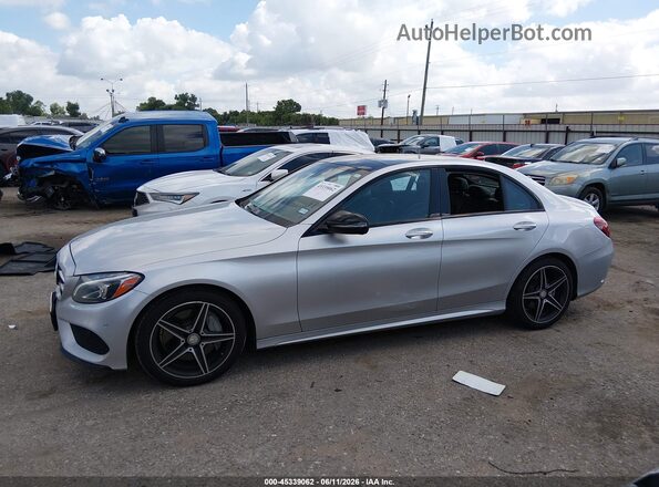 55SWF4JB8GU173288 2016 MERCEDES-BENZ C-CLASS Silver Панорамний вид салону 360°