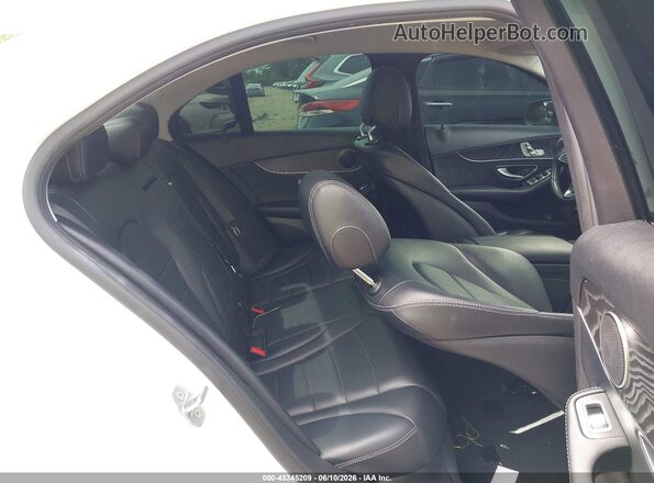 55SWF4JB8HU216559 2017 MERCEDES-BENZ C-CLASS White Widok naklejki z numerem VIN