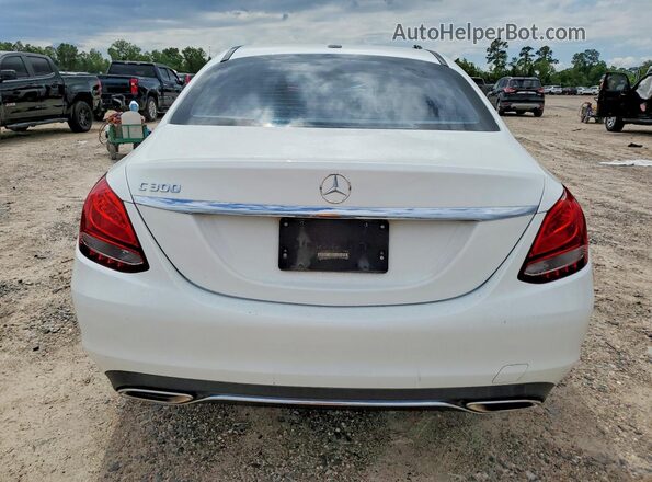 55SWF4JB8HU219719 2017 MERCEDES-BENZ C White Vista trasera