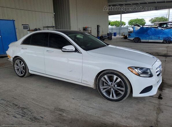 55SWF4JB8HU230042 2017 MERCEDES-BENZ C White 