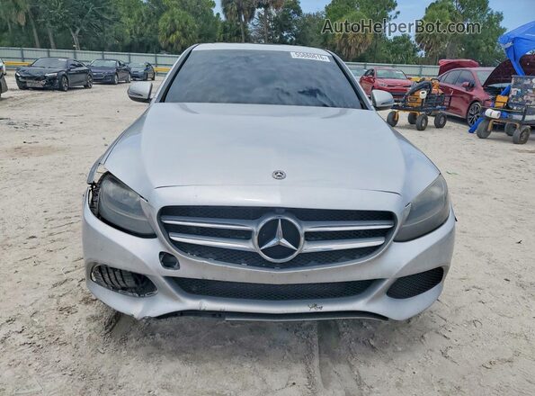 55SWF4JB8JU246411 2018 MERCEDES-BENZ C Silver 