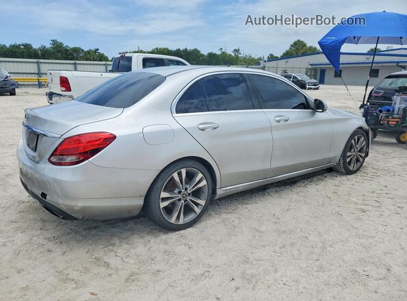 55SWF4JB8JU246411 2018 MERCEDES-BENZ C Silver 