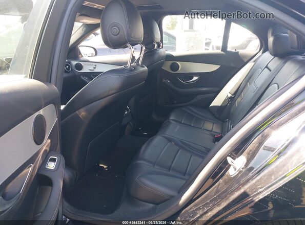 55SWF4JB8JU263080 2018 MERCEDES-BENZ C-CLASS Black VIN კოდის სტიკერის ხედი