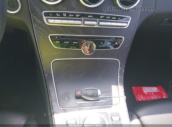 55SWF4JB8JU263080 2018 MERCEDES-BENZ C-CLASS Black წინა პანელის ხედი