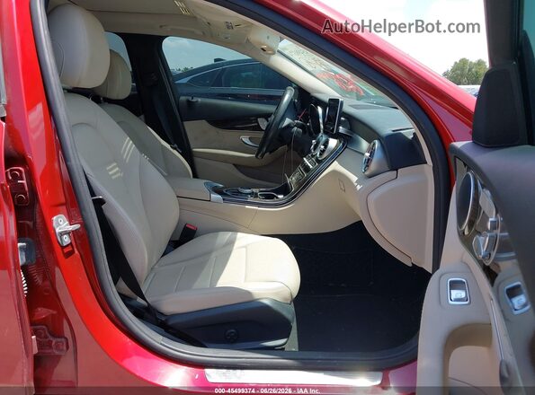 55SWF4JB8JU272264 2018 MERCEDES-BENZ C-CLASS Red Vista interior delantera