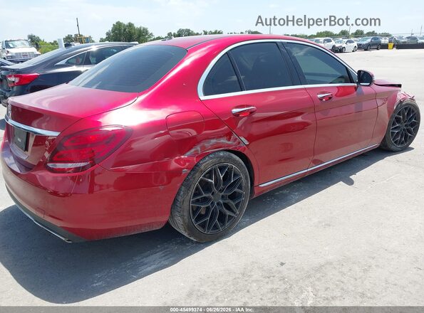 55SWF4JB8JU272264 2018 MERCEDES-BENZ C-CLASS Red 