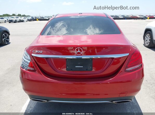 55SWF4JB8JU272264 2018 MERCEDES-BENZ C-CLASS Red 