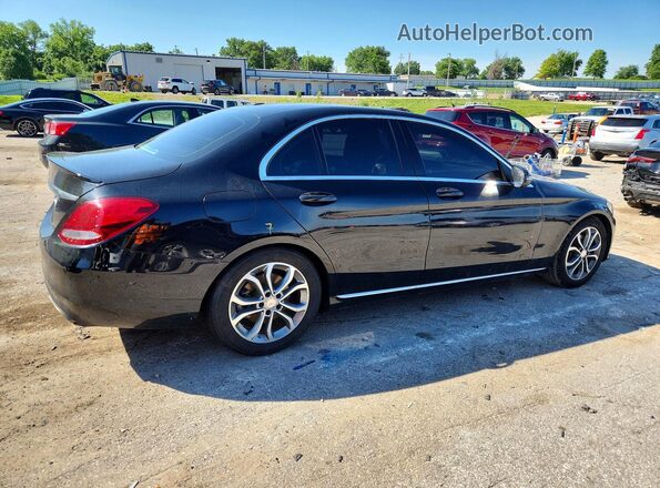 55SWF4JB9GU123337 2016 MERCEDES-BENZ C Black Rear right