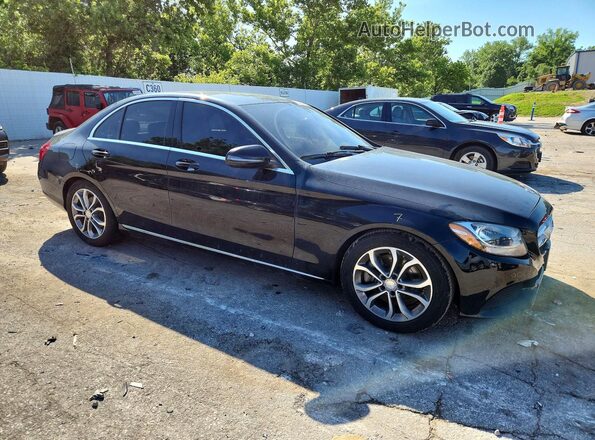 55SWF4JB9GU123337 2016 MERCEDES-BENZ C Black Front right