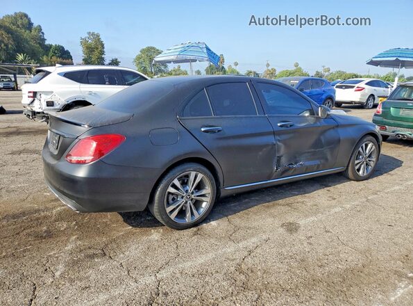 55SWF4JB9GU127632 2016 MERCEDES-BENZ C Black Задня права чверть