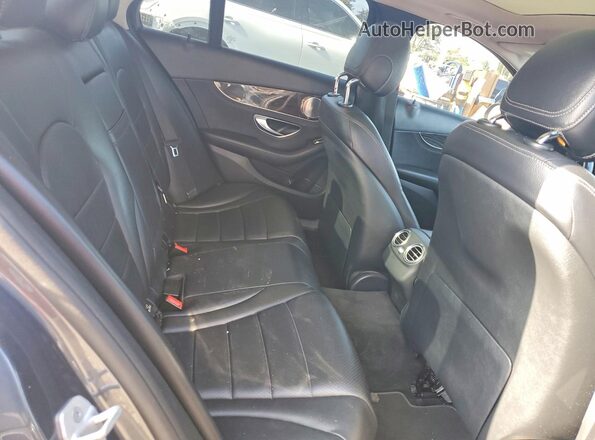 55SWF4JB9GU127632 2016 MERCEDES-BENZ C Black Вид задніх сидінь