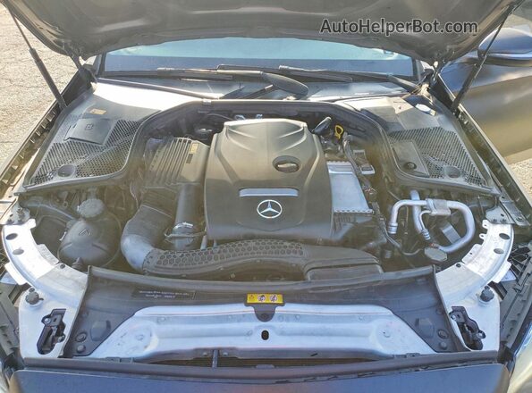 55SWF4JB9GU127632 2016 MERCEDES-BENZ C Black Вид задньої частини салону