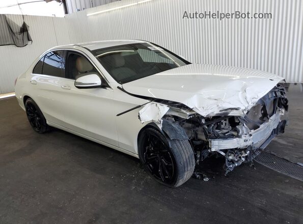 55SWF4JB9GU167984 2016 MERCEDES-BENZ C White Widok wnętrza 360 stopni
