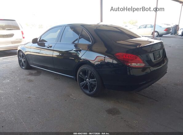 55SWF4JB9HU189646 2017 MERCEDES-BENZ C-CLASS Black Trasero izquierdo