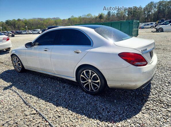 55SWF4JB9HU201858 2017 MERCEDES-BENZ C White უკანა მარცხენა