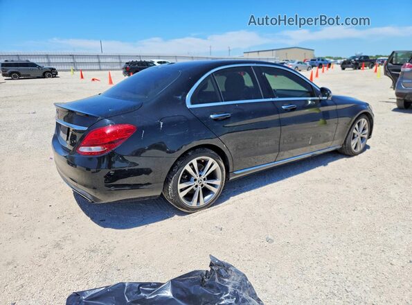 55SWF4JB9HU219633 2017 MERCEDES-BENZ C Black Trasero derecho