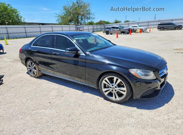 55SWF4JB9HU219633 2017 MERCEDES-BENZ C Black Delantero derecho