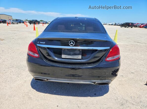 55SWF4JB9HU219633 2017 MERCEDES-BENZ C Black Vista trasera