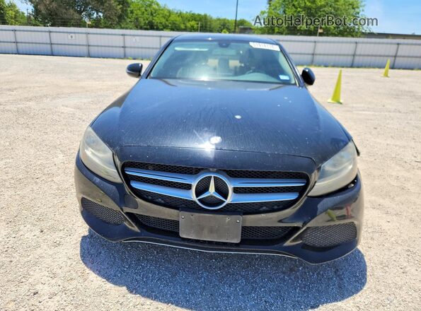 55SWF4JB9HU219633 2017 MERCEDES-BENZ C Black Vista frontal