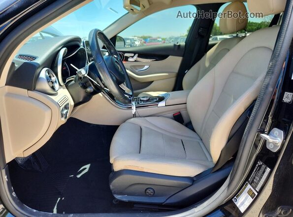 55SWF4JB9HU219633 2017 MERCEDES-BENZ C Black Vista interior delantera