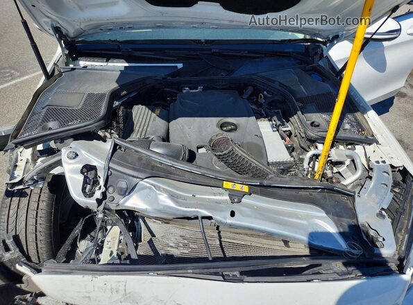 55SWF4JB9HU231863 2017 MERCEDES-BENZ C Белый Вид задней части салона