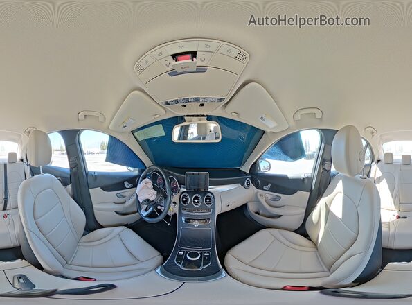 55SWF4JB9HU231863 2017 MERCEDES-BENZ C Белый Вид наклейки с VIN-кодом