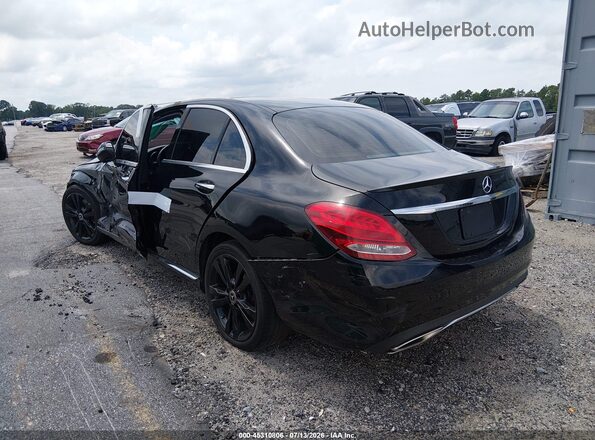 55SWF4JB9JU245137 2018 MERCEDES-BENZ C-CLASS Black Հետևի ձախ
