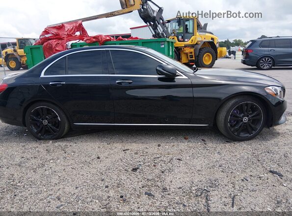 55SWF4JB9JU245137 2018 MERCEDES-BENZ C-CLASS Black Սալոնի հետևի տեսք