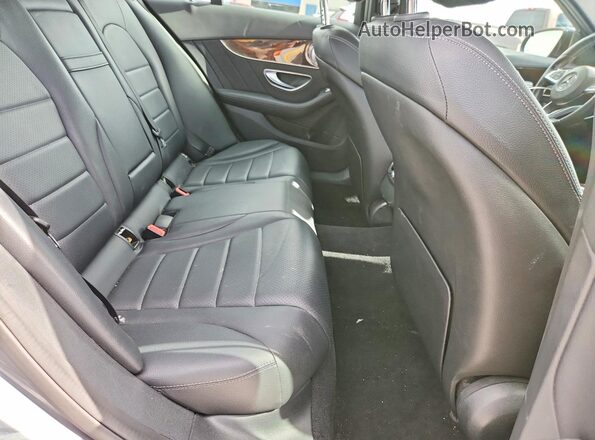 55SWF4JB9JU257983 2018 MERCEDES-BENZ C Серый Вид задних сидений
