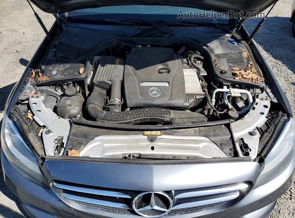 55SWF4JB9JU276307 2018 MERCEDES-BENZ C Gray Vista interior trasera
