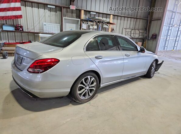 55SWF4JBXGU157416 2016 MERCEDES-BENZ C Silver Задня права чверть