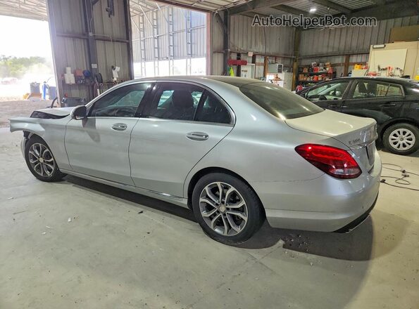 55SWF4JBXGU157416 2016 MERCEDES-BENZ C Silver Задня ліва чверть