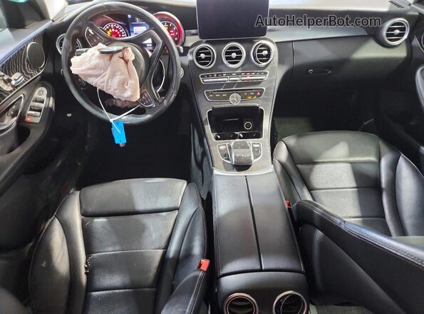 55SWF4JBXGU157416 2016 MERCEDES-BENZ C Silver Вид панелі приладів