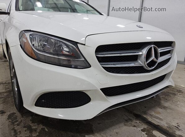 55SWF4JBXGU173017 2016 MERCEDES-BENZ C White Սալոնի 360 աստիճան տեսք