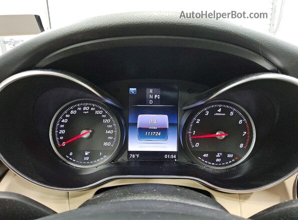 55SWF4JBXGU173017 2016 MERCEDES-BENZ C White Սարքավորումների վահանակի տեսք